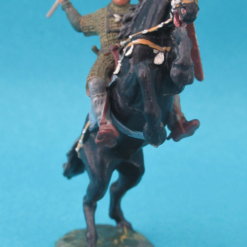 8882 4 Cavalier normand frappant de sa lance et bouclier oblong sur cheval 3 (IIIA).